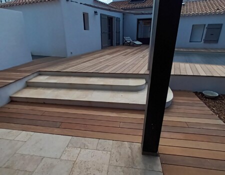 ART ET BOIS – MENUISERIE – CHARPENTE – VENDEE – BRETIGNOLLES SUR MER – 85 – TERRASSE ART ET BOIS – MENUISERIE – CHARPENTE – VENDEE – BRETIGNOLLES SUR MER – 85 – TERRASSE